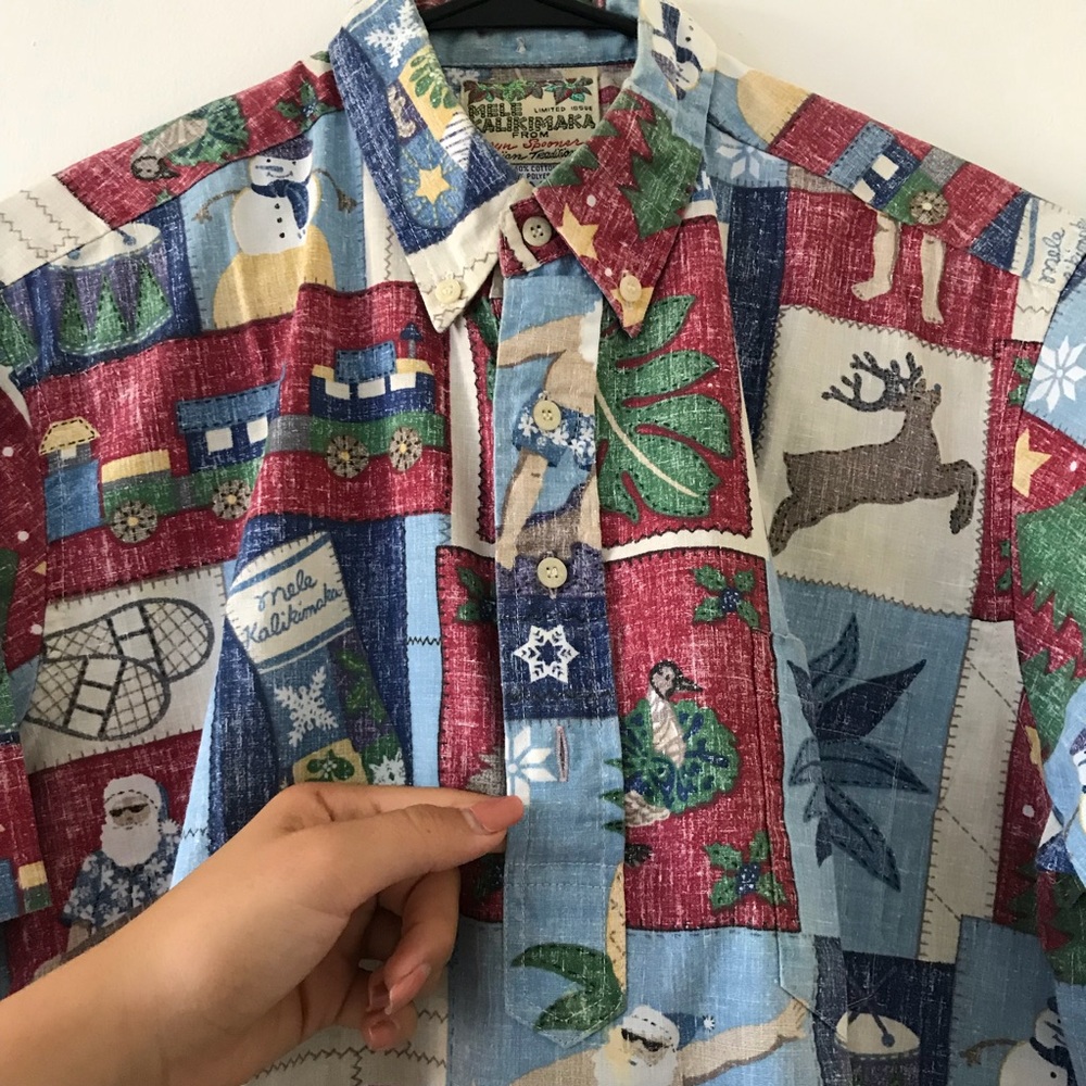 🎄$32 LIMITED EDITION 2001 - REYN SPOONER - SIZE M - Picture 4 of 7